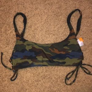 camo swim top!